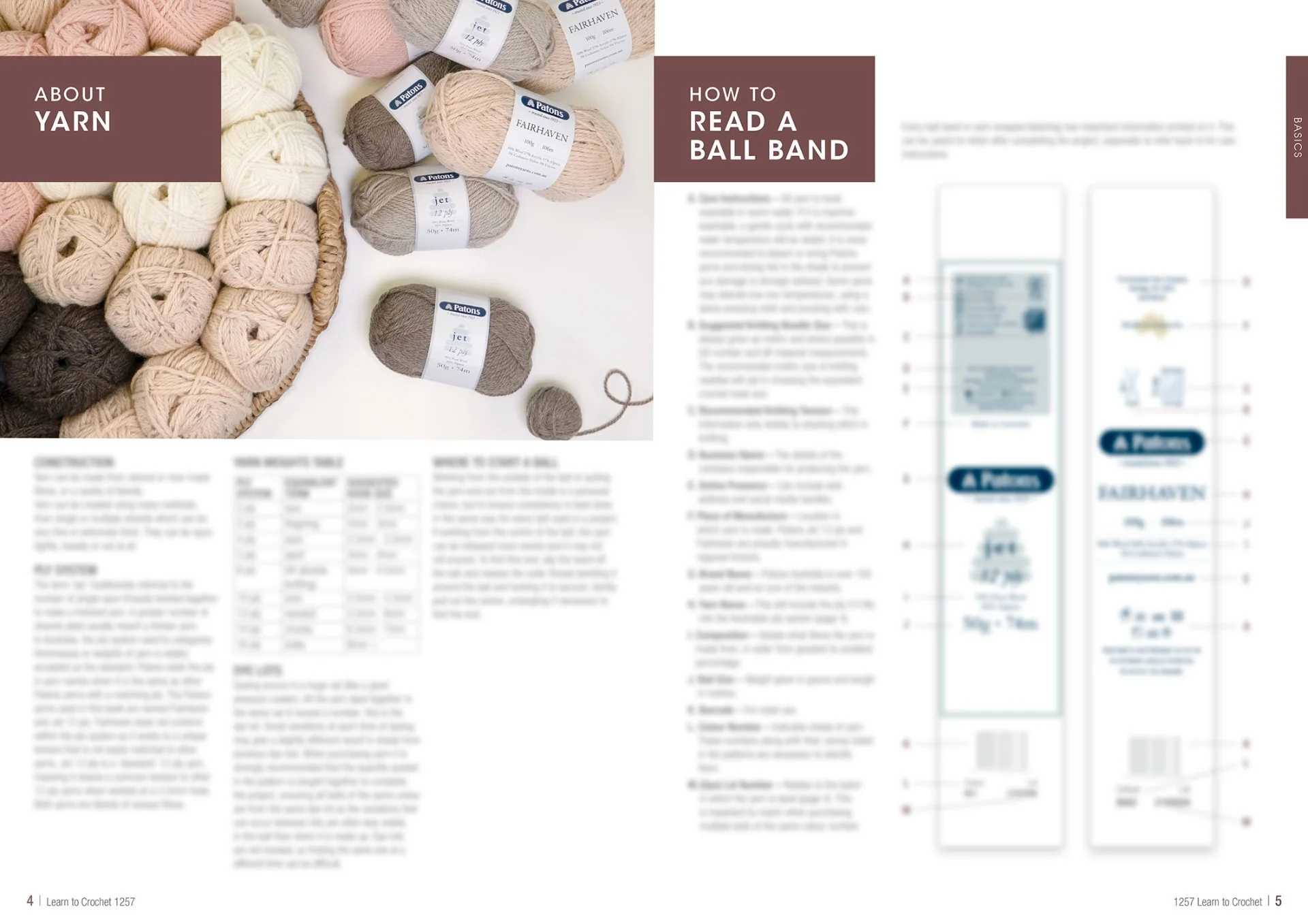 Patons Learn To Crochet 1257 - Image 3