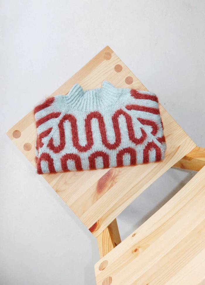 Spektakelstrik Wave Sweater Kid Digital Pattern - Image 3